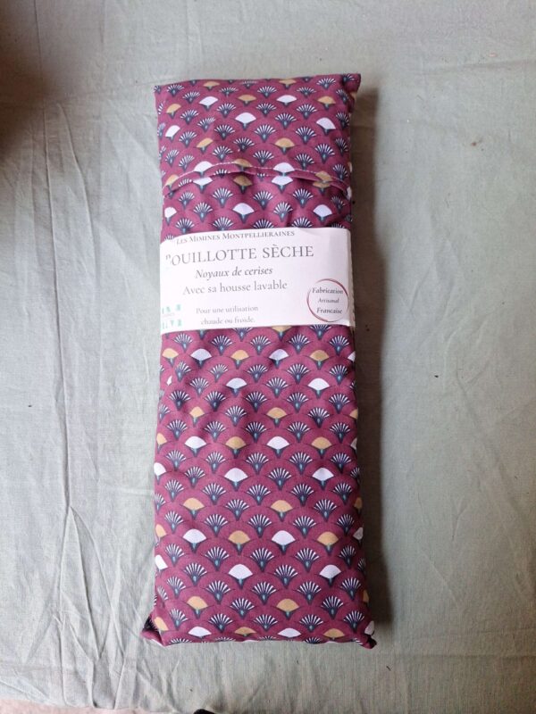 Bouillotte sèche déhoussable. Noyaux de cerise – Image 2