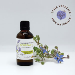 Bourrache, premiere pression à froid. 50ml