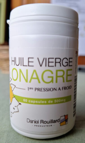 Onagre, premiere pression à froid, 60 gélules